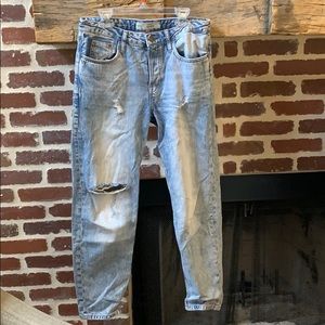 Light wash blue jeans from top shop